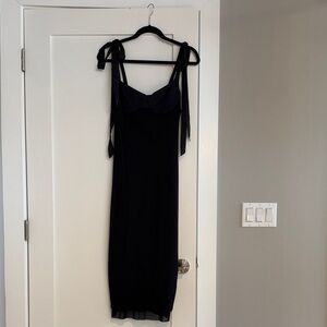 FP Movement by Free People Black Midi Dress